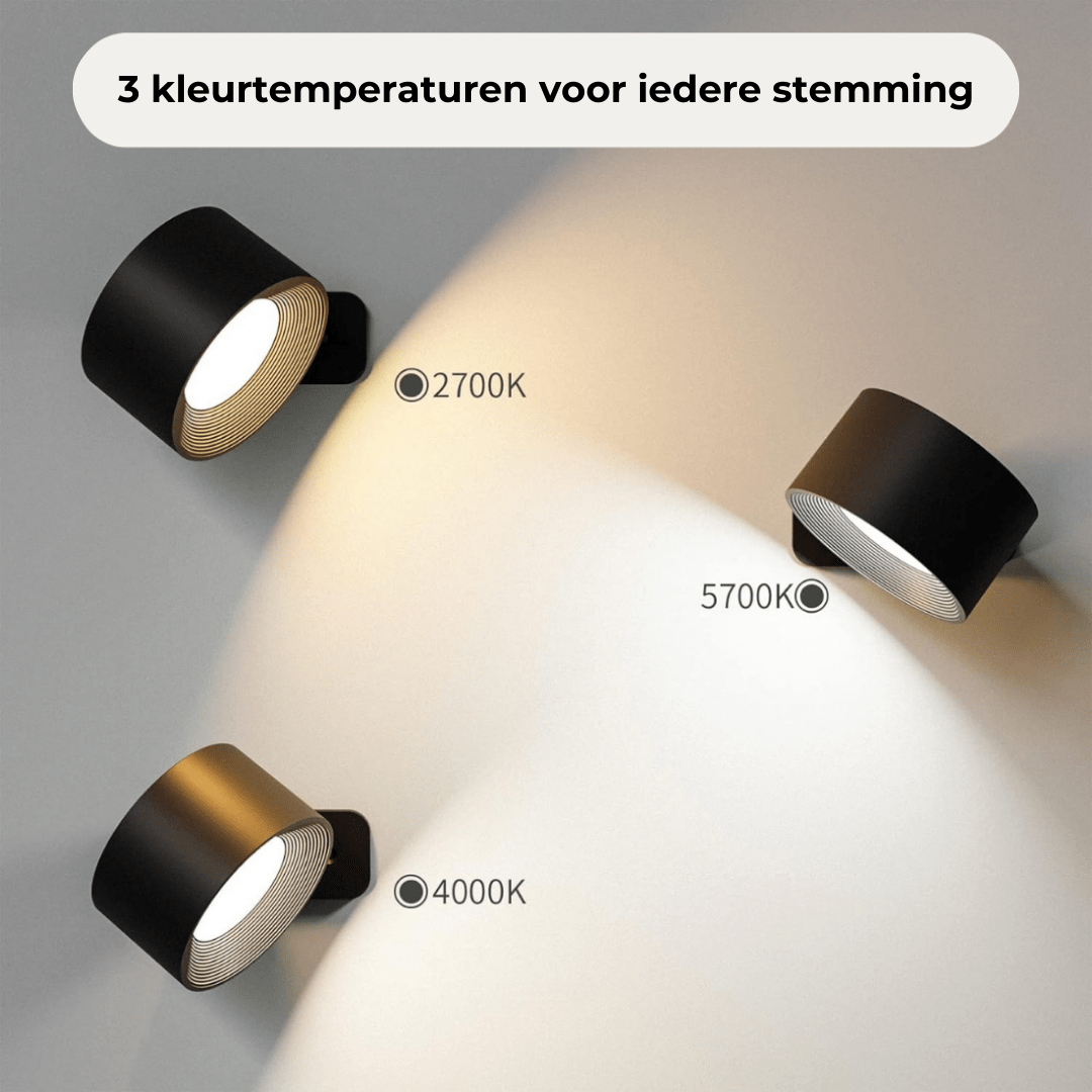 Rechargeable Cordless 360° Wall Light