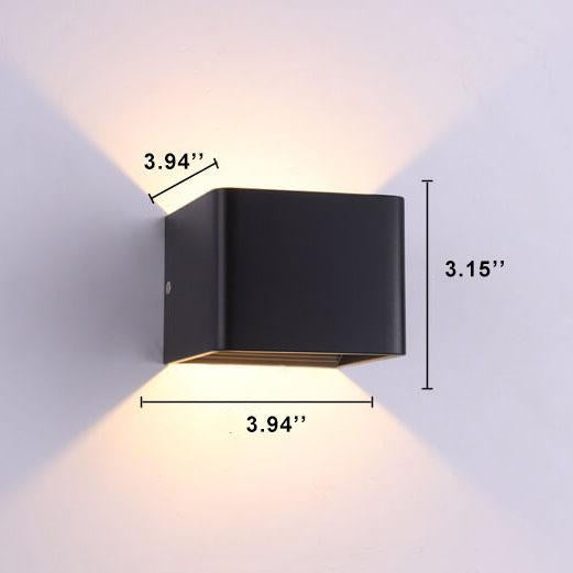 Mini LED Square Aluminum Wall Sconce