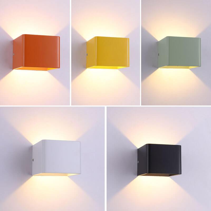 Mini LED Square Aluminum Wall Sconce