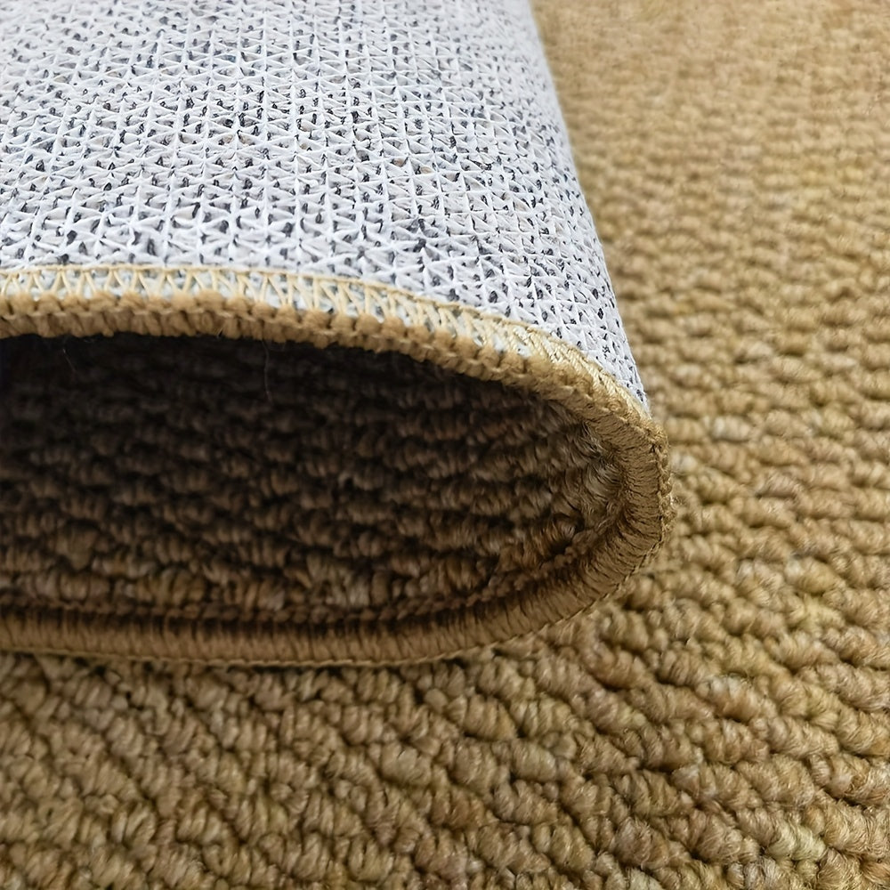Jute-Style Indoor/Outdoor Door Mat – Soft, Absorbent, and Easy to Clean