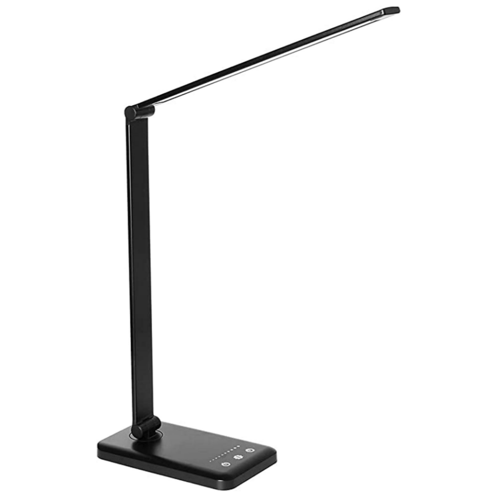 LED Desk Lamp with USB Charging Port, 5 Light Modes and Brightness Levels