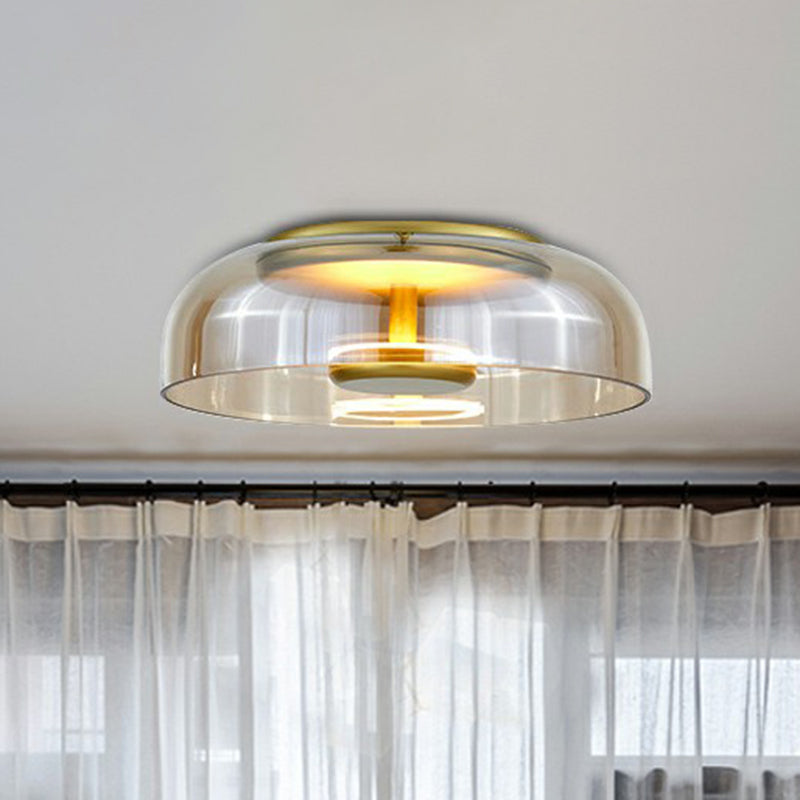 Modern LED Glass Entryway Ceiling Light