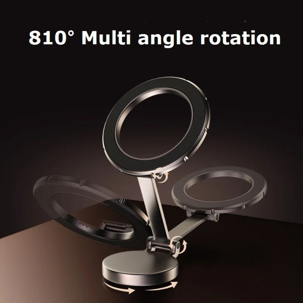 360-Degree Adjustable Magnetic Car Phone Mount
