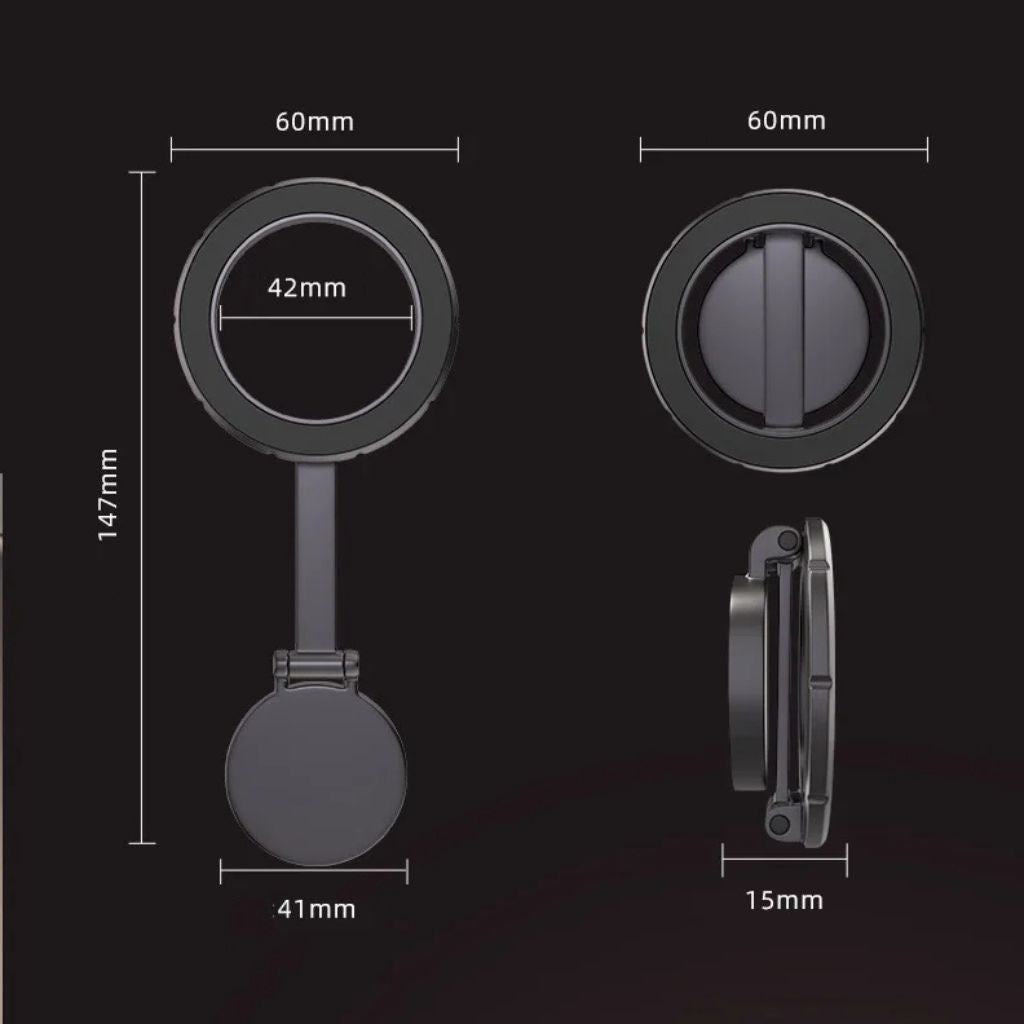 360-Degree Adjustable Magnetic Car Phone Mount
