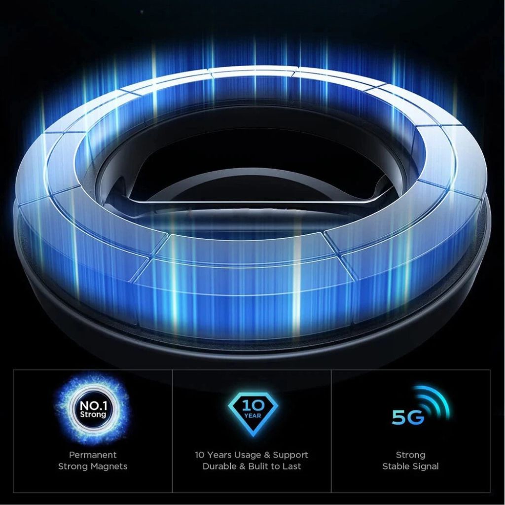 360-Degree Adjustable Magnetic Car Phone Mount