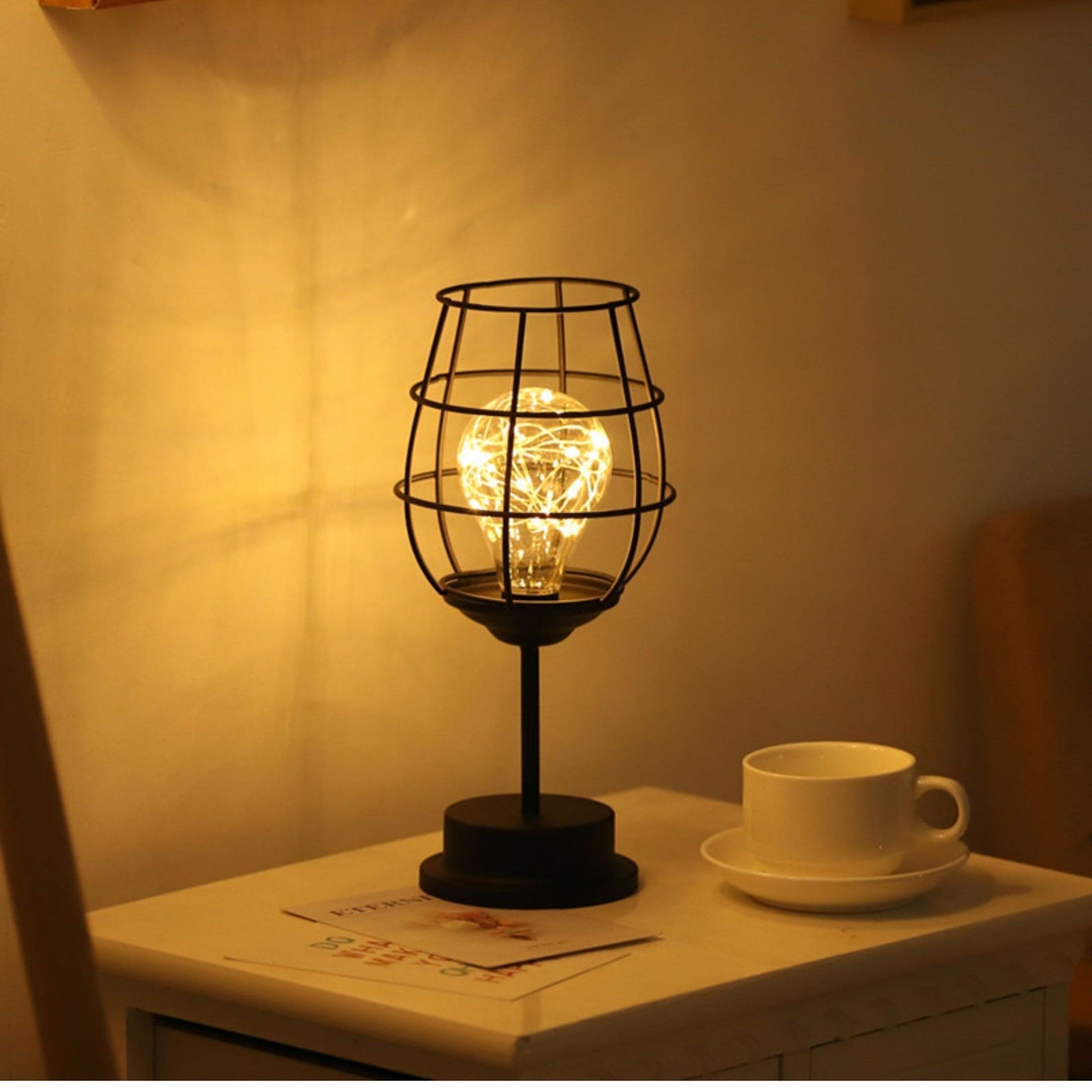 Eva Luxe NoirLume Table Lamp by LuxeLume