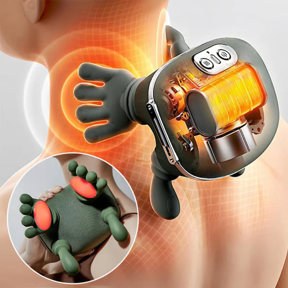Portable Heat and Vibration Neck Massage Device