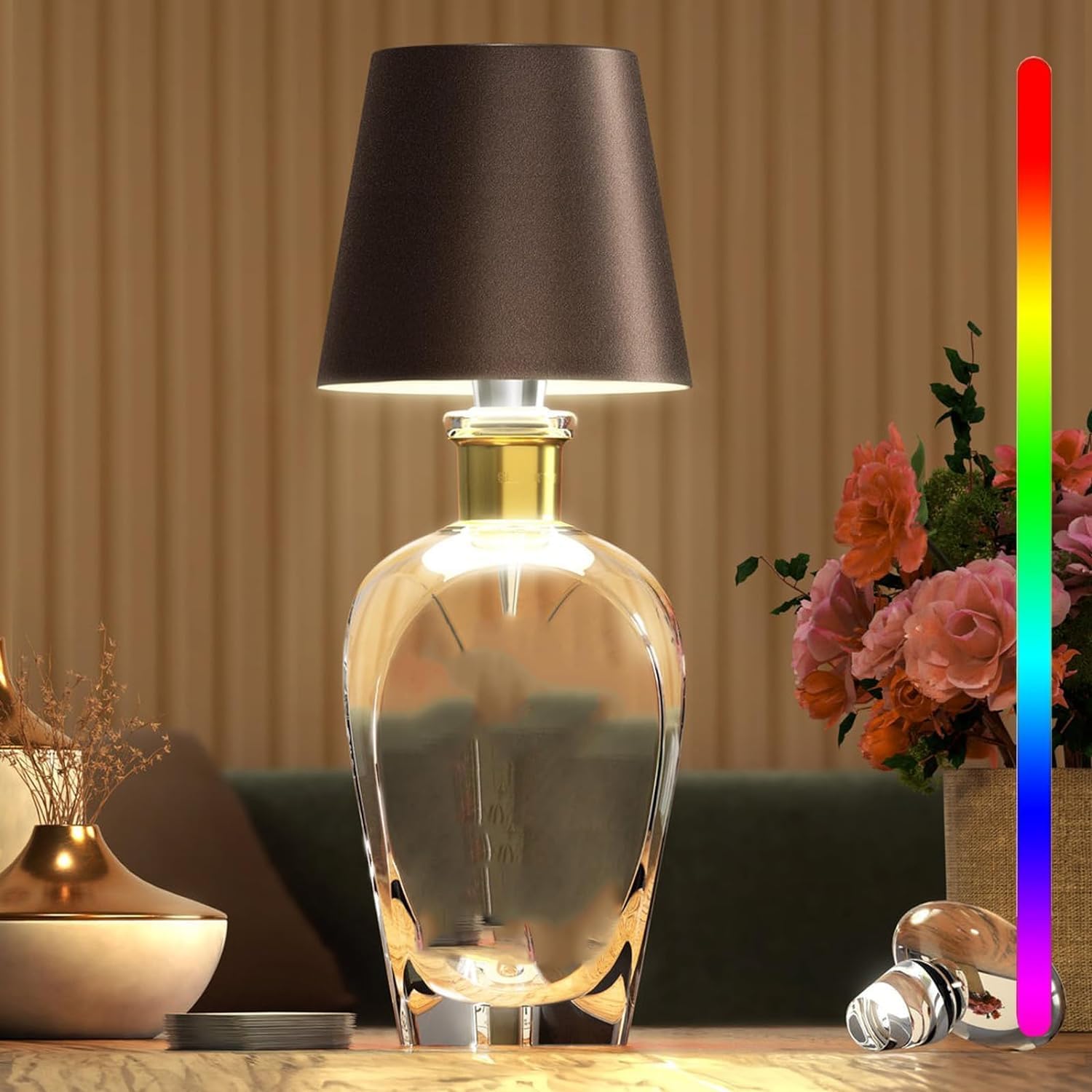 Bottle-Shaped Light Fixture