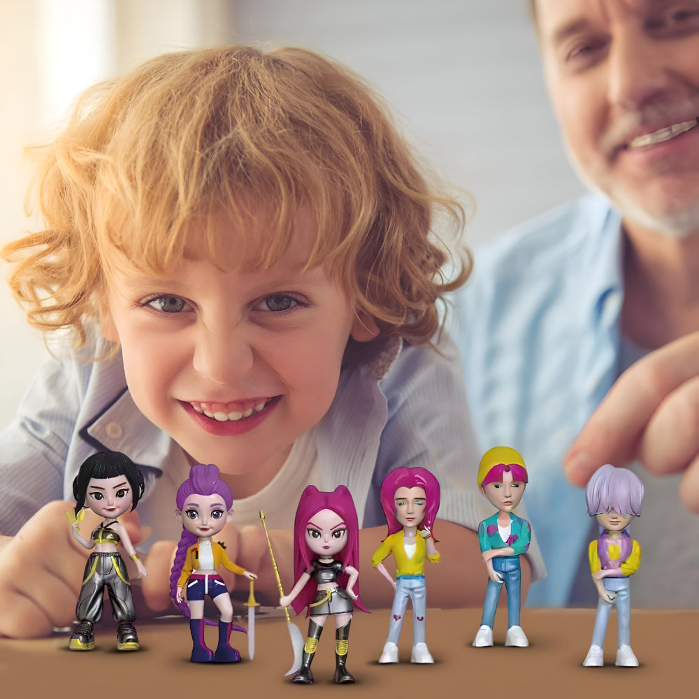 Collectible Anime Action Figure Set for Kids