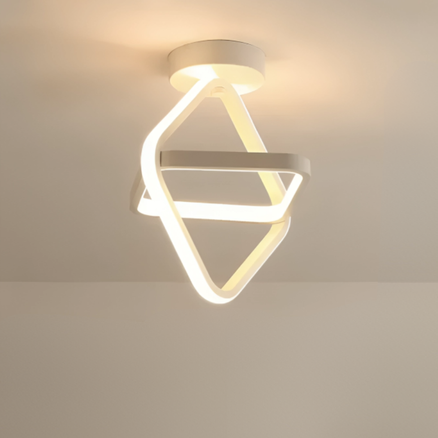 Modern Double-Ring LED Ceiling Light
