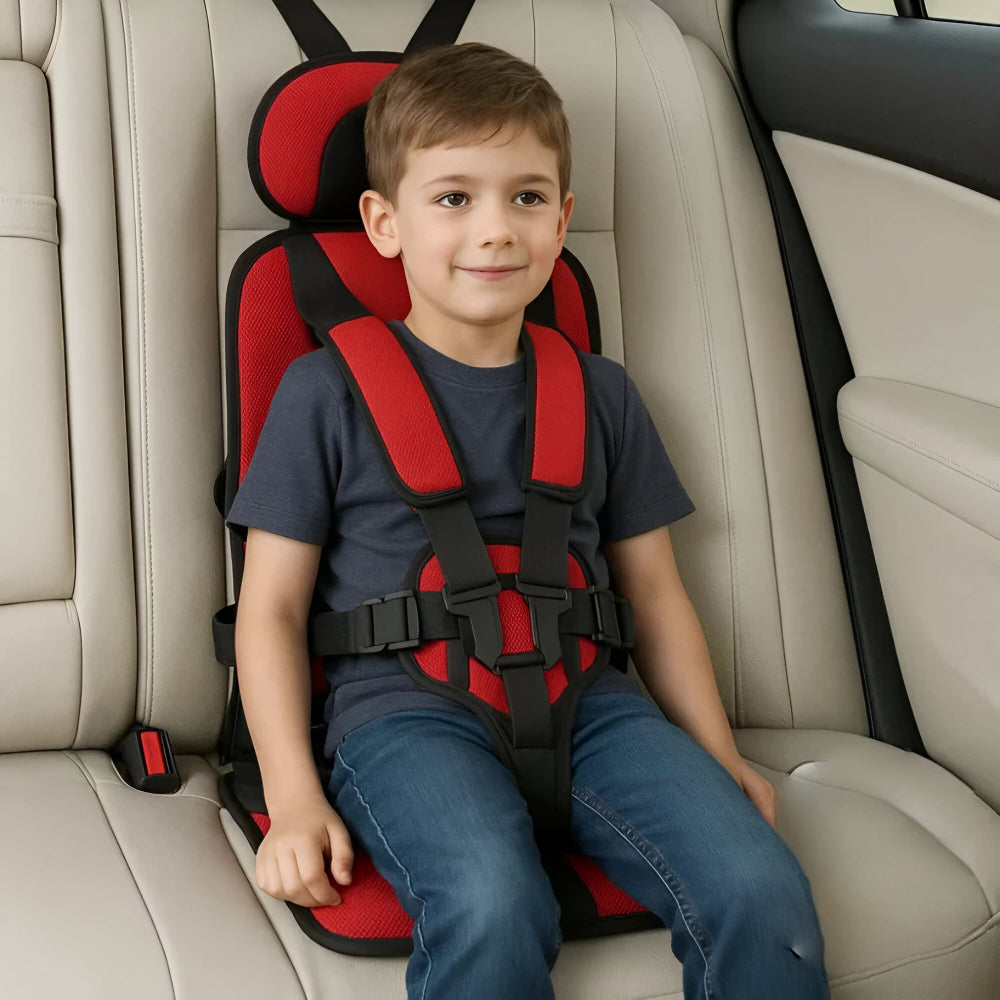Portable Travel Car Seat with Comfort Seatbelt