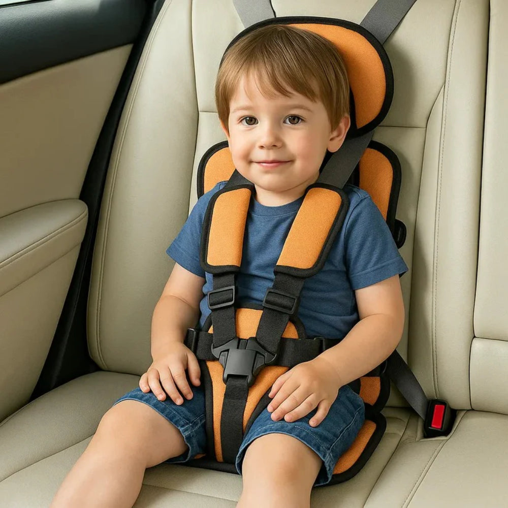 Portable Child Car Safety Seat with Comfort Harness