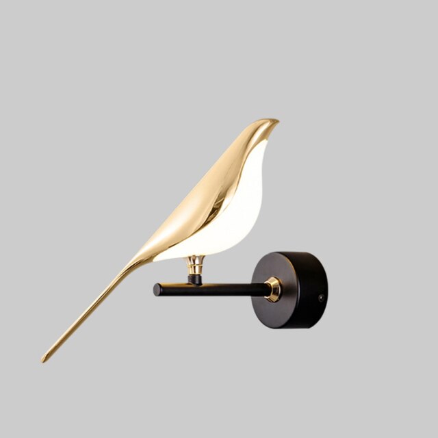 Bird-Shaped Scandinavian LED Wall Sconce