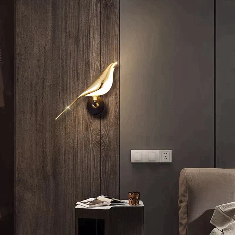 Bird-Shaped Scandinavian LED Wall Sconce