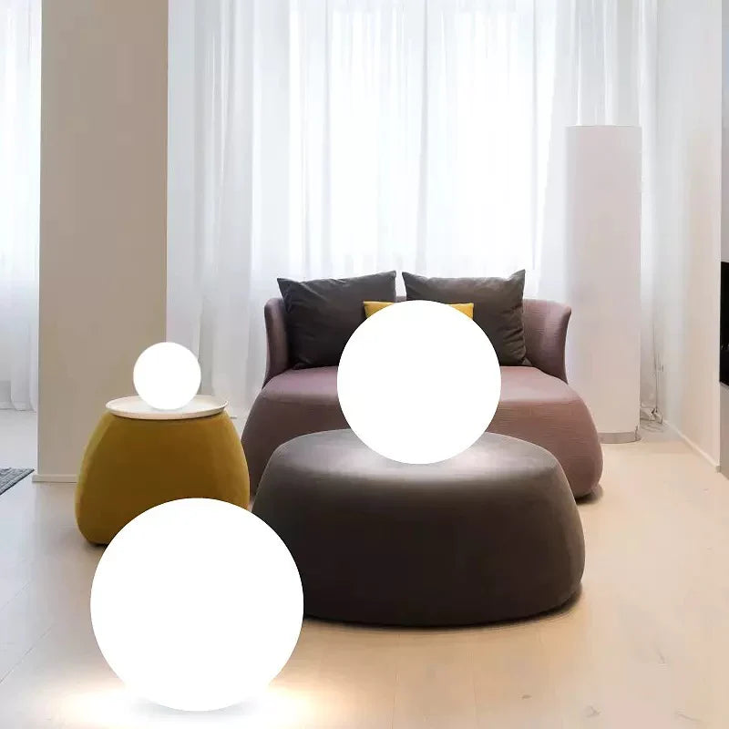 Round Outdoor Garden Light