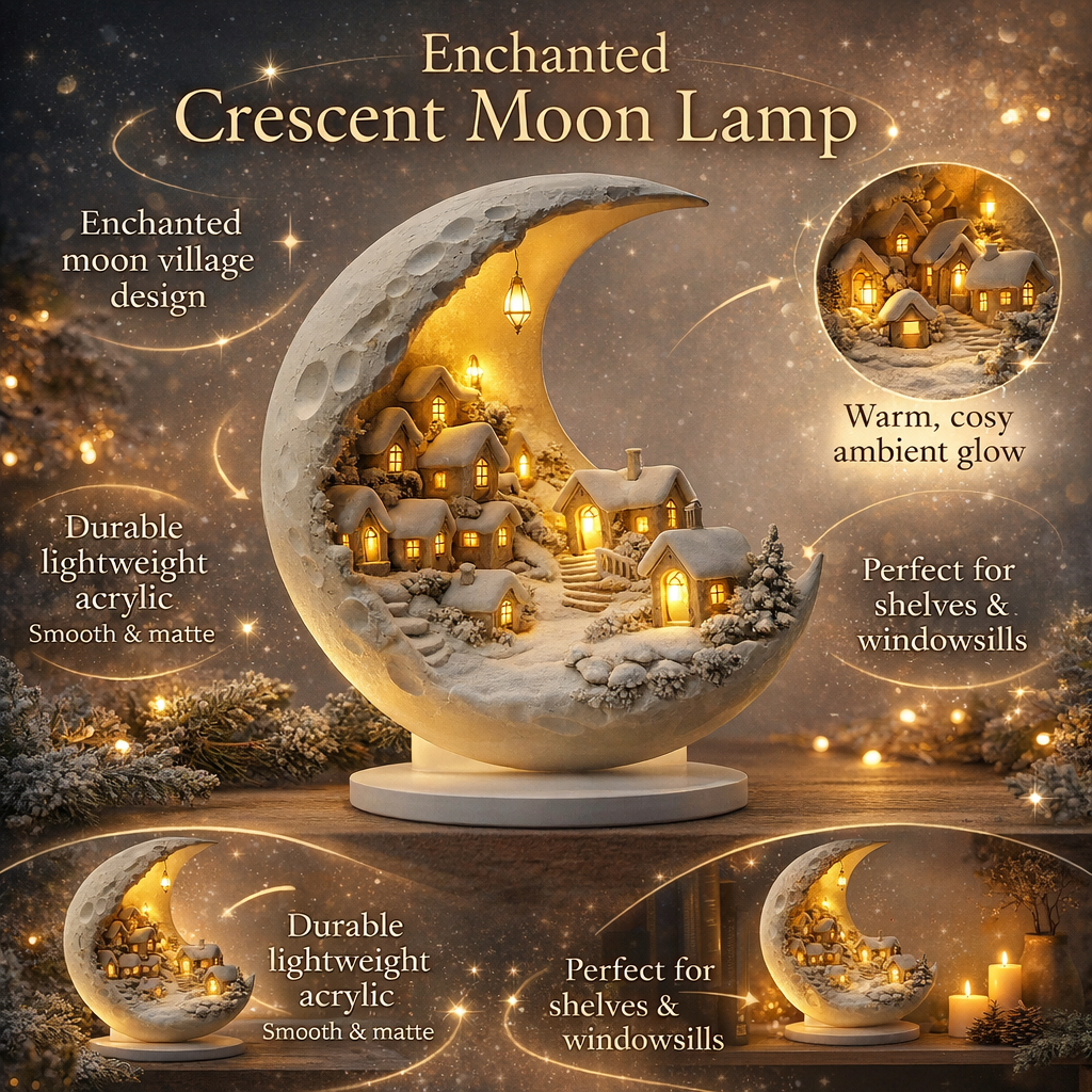 Lunar Village Accent Table Lamp