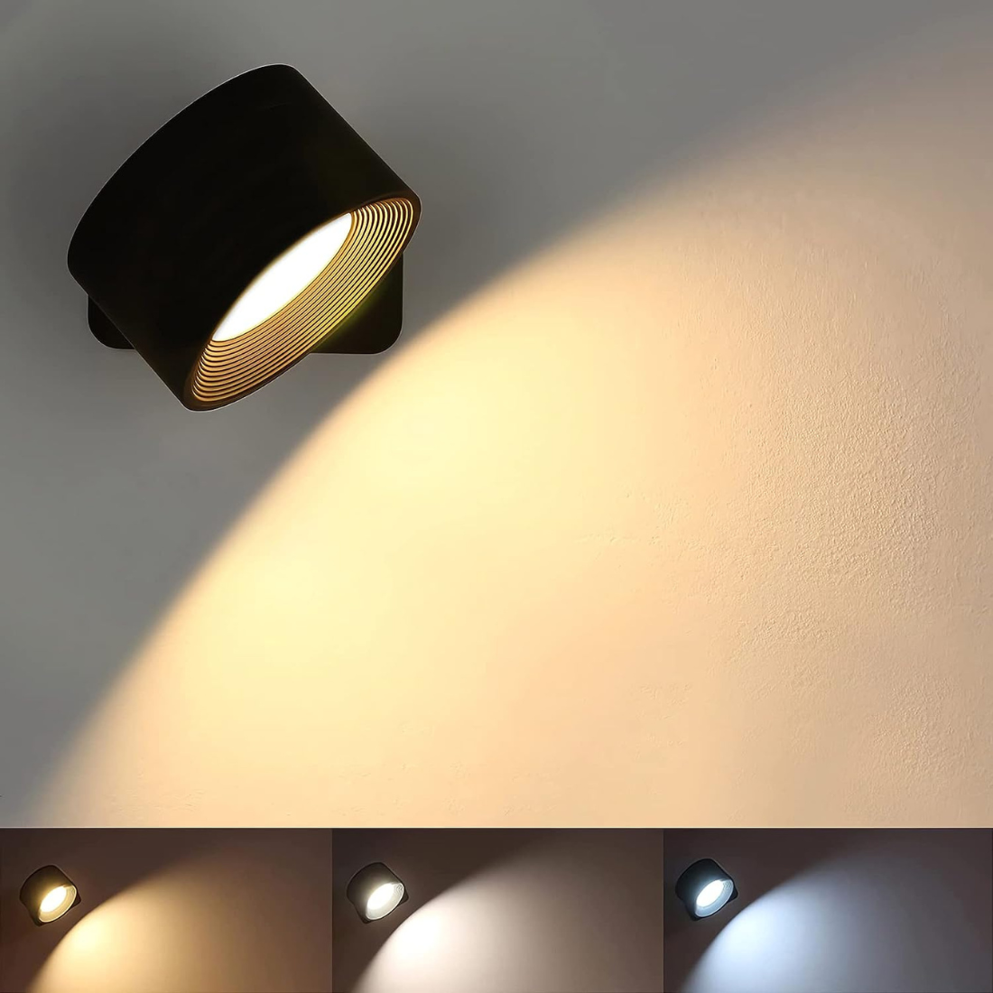 Rechargeable Cordless 360° Wall Light