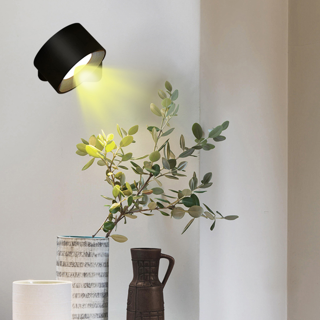 Rechargeable Cordless 360° Wall Light