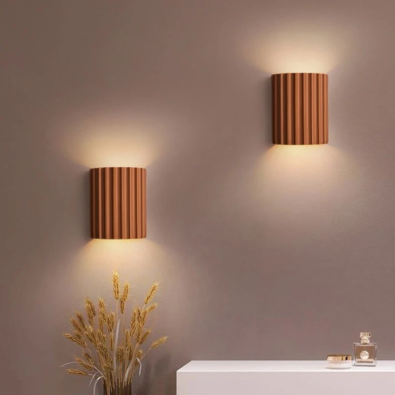 LumiGlo Modern Resin Wall Sconce