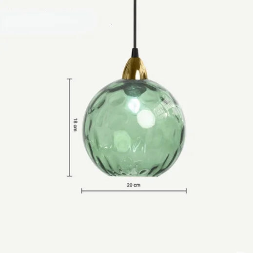 Glass Globe Pendant Light