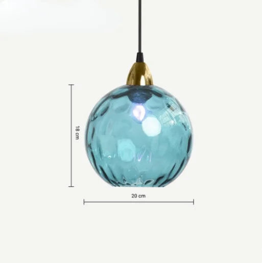 Glass Globe Pendant Light