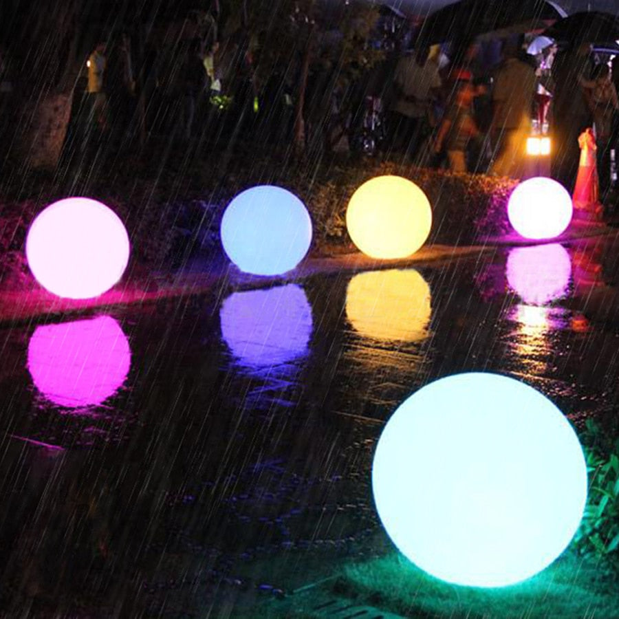Round Outdoor Garden Light