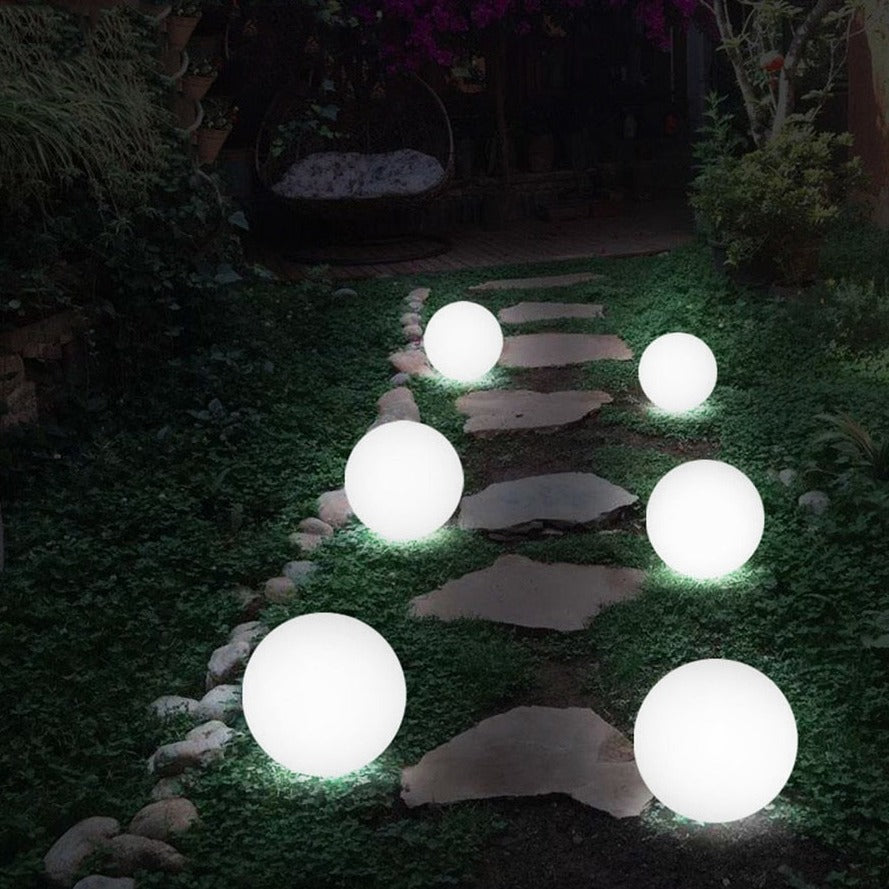 Round Outdoor Garden Light
