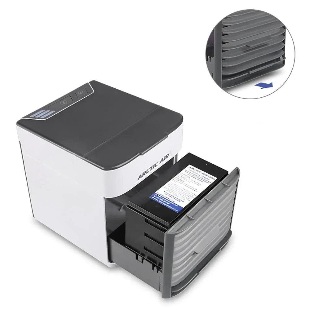 Portable Mini AC Unit – Cools, Humidifies & Purifies Indoor Air