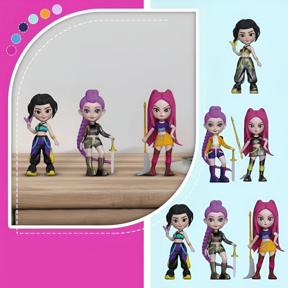 Collectible Anime Action Figure Set for Kids