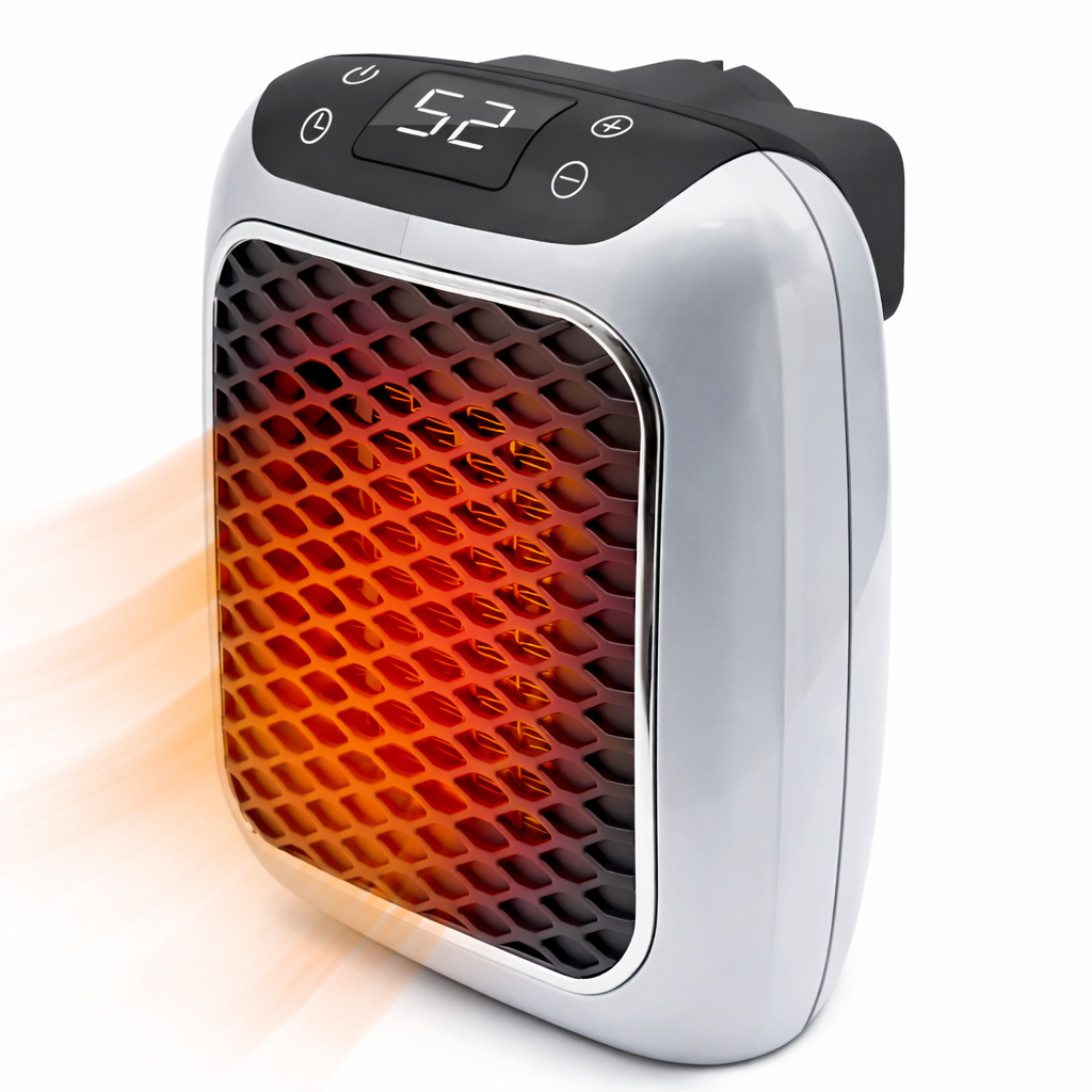Ceramic Space Heater with Timer and Plug-In Control