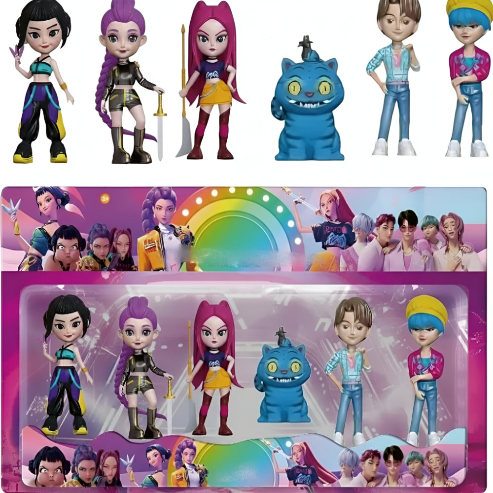 Collectible Anime Action Figure Set for Kids