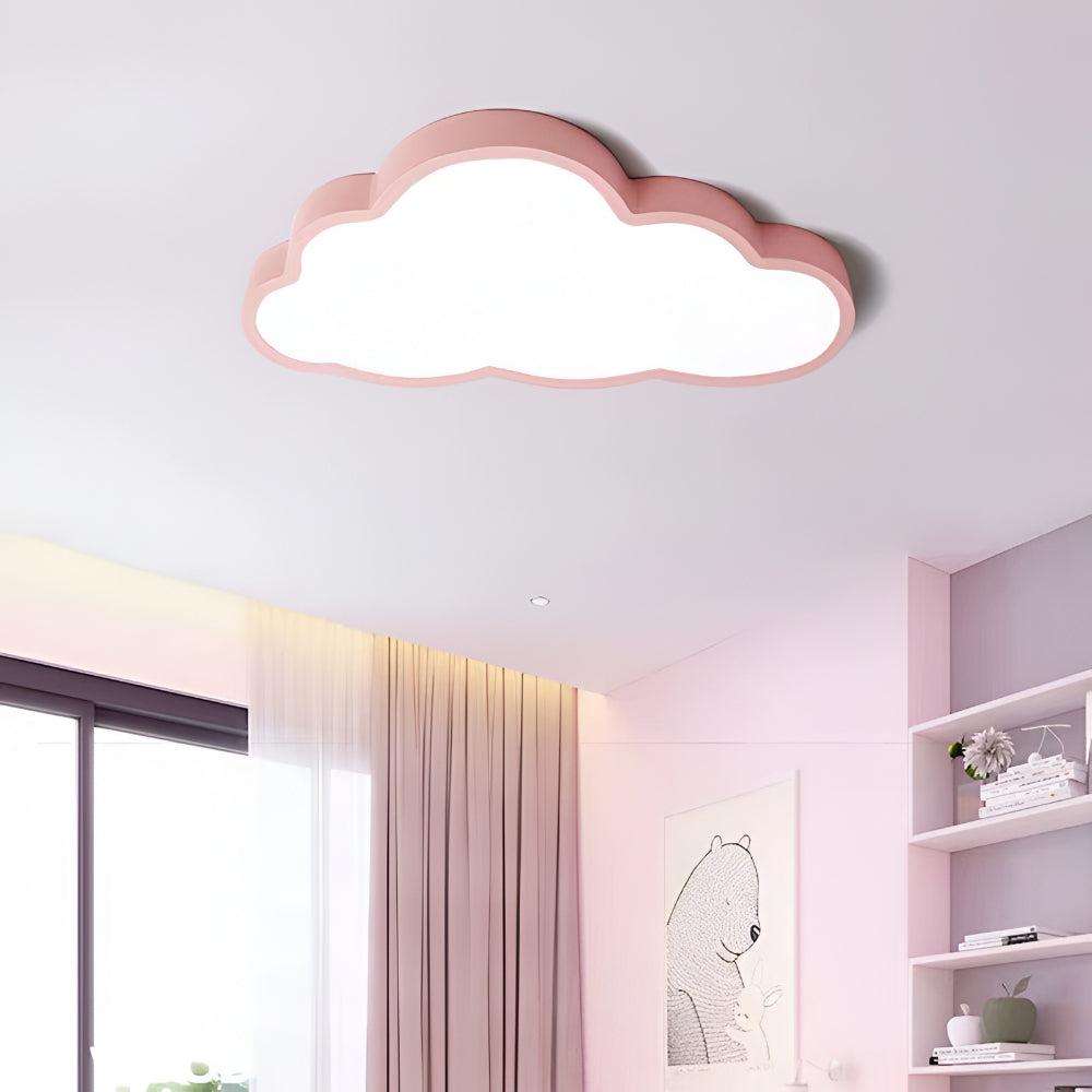 Cloud-Shaped LED Ceiling Light for Kids' Rooms