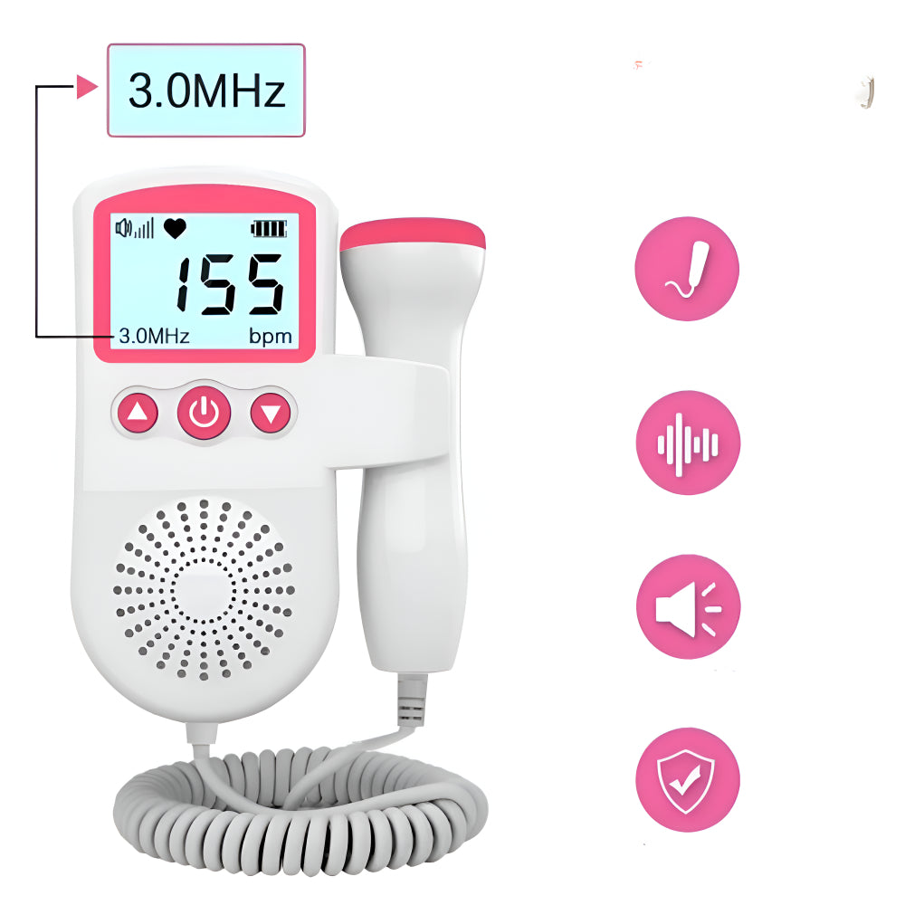 Prenatal Heart Rate Doppler Monitor Gift Set