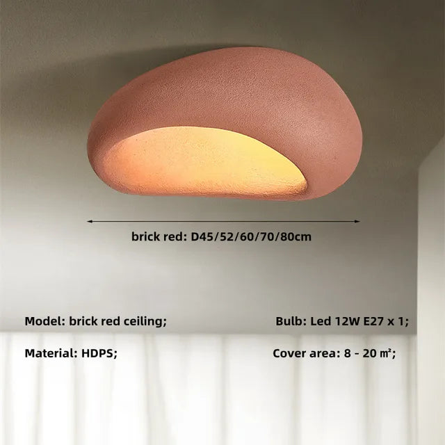 Wabi-Sabi Style Ceiling Light
