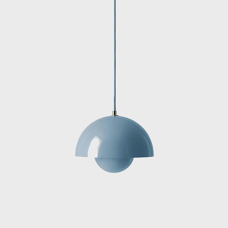 Scandinavian Macaron Single-Light Half-Moon Pendant