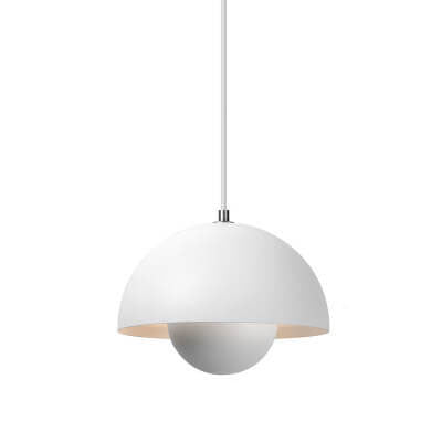 Scandinavian Macaron Single-Light Half-Moon Pendant