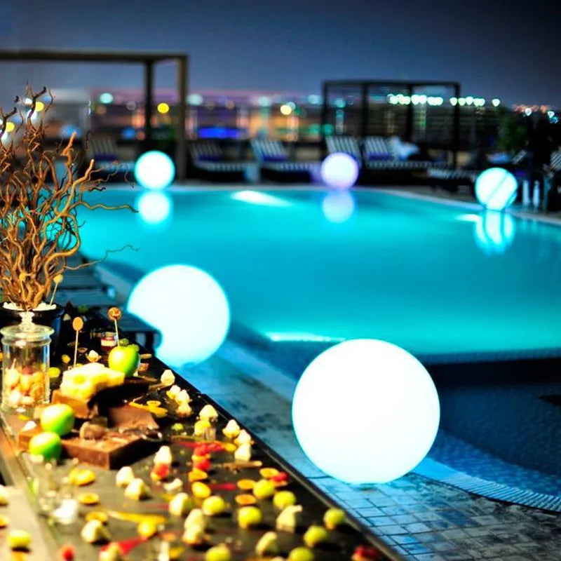 Round Outdoor Garden Light