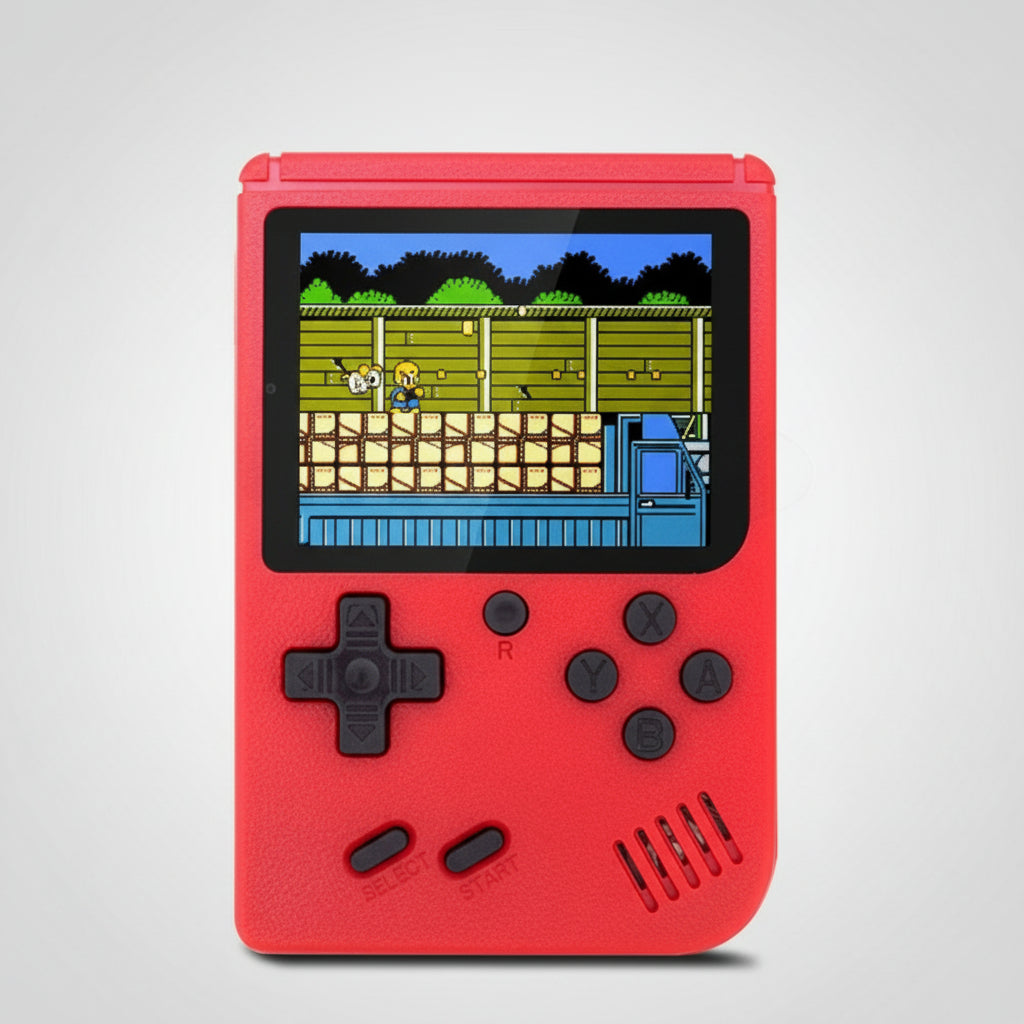 Portable Retro Gaming Console 400 Classic Games Rechargeable Battery 0