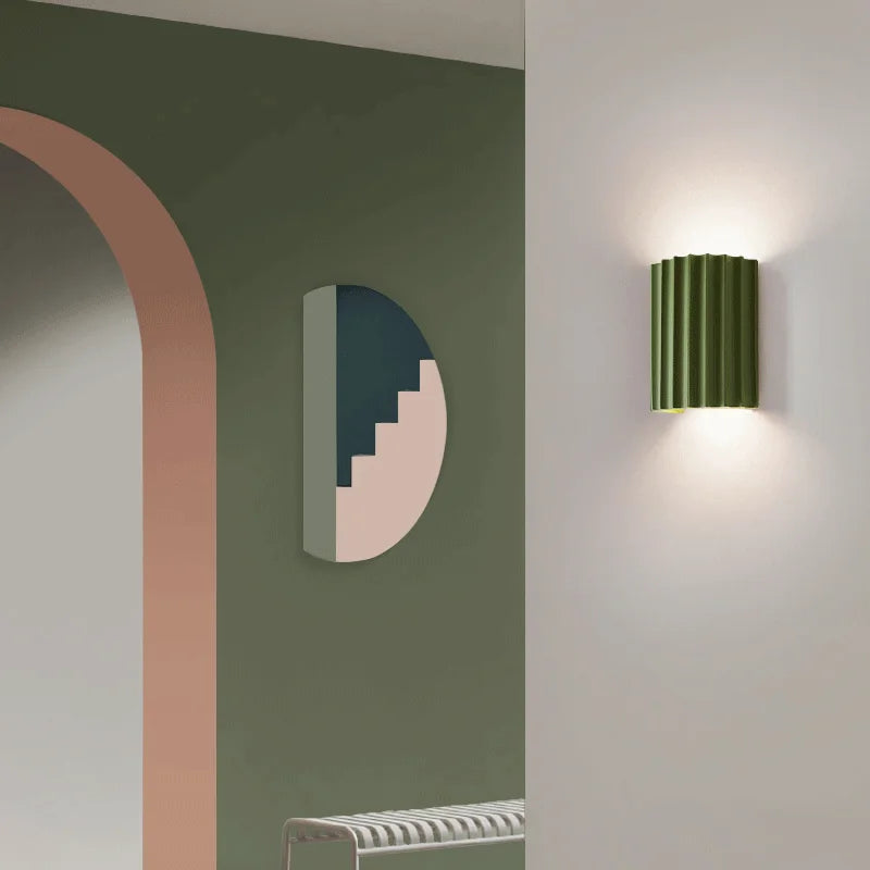 LumiGlo Modern Resin Wall Sconce