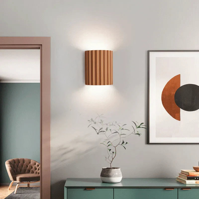 LumiGlo Modern Resin Wall Sconce