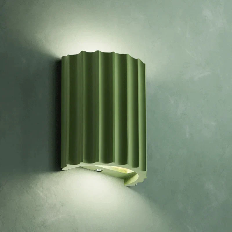 LumiGlo Modern Resin Wall Sconce
