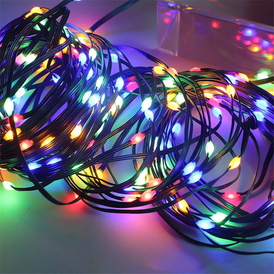 Flexible Outdoor LED Rope Lights for Garden Decor