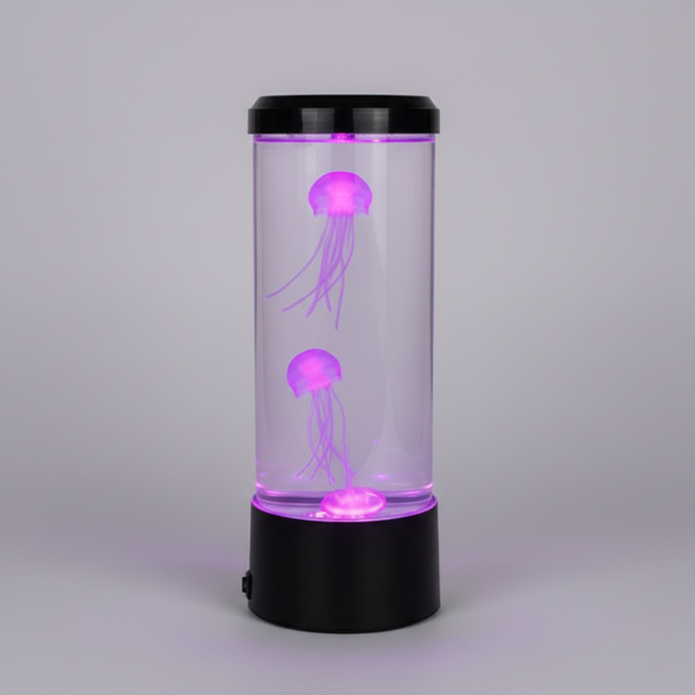 Jellyfish Aquarium Lava Lamp with 7-Color LED Mood Lighting