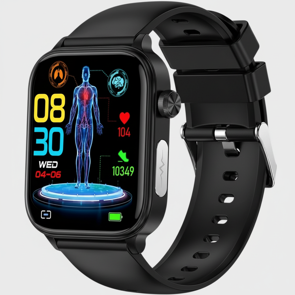 Smart Health Watch with SOS Function Blood Sugar Monitoring 0