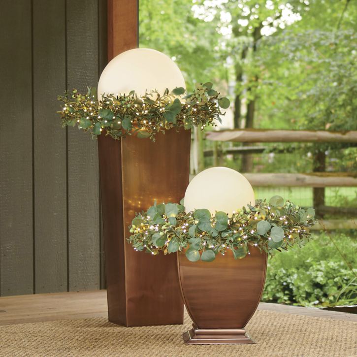 Round Outdoor Garden Light