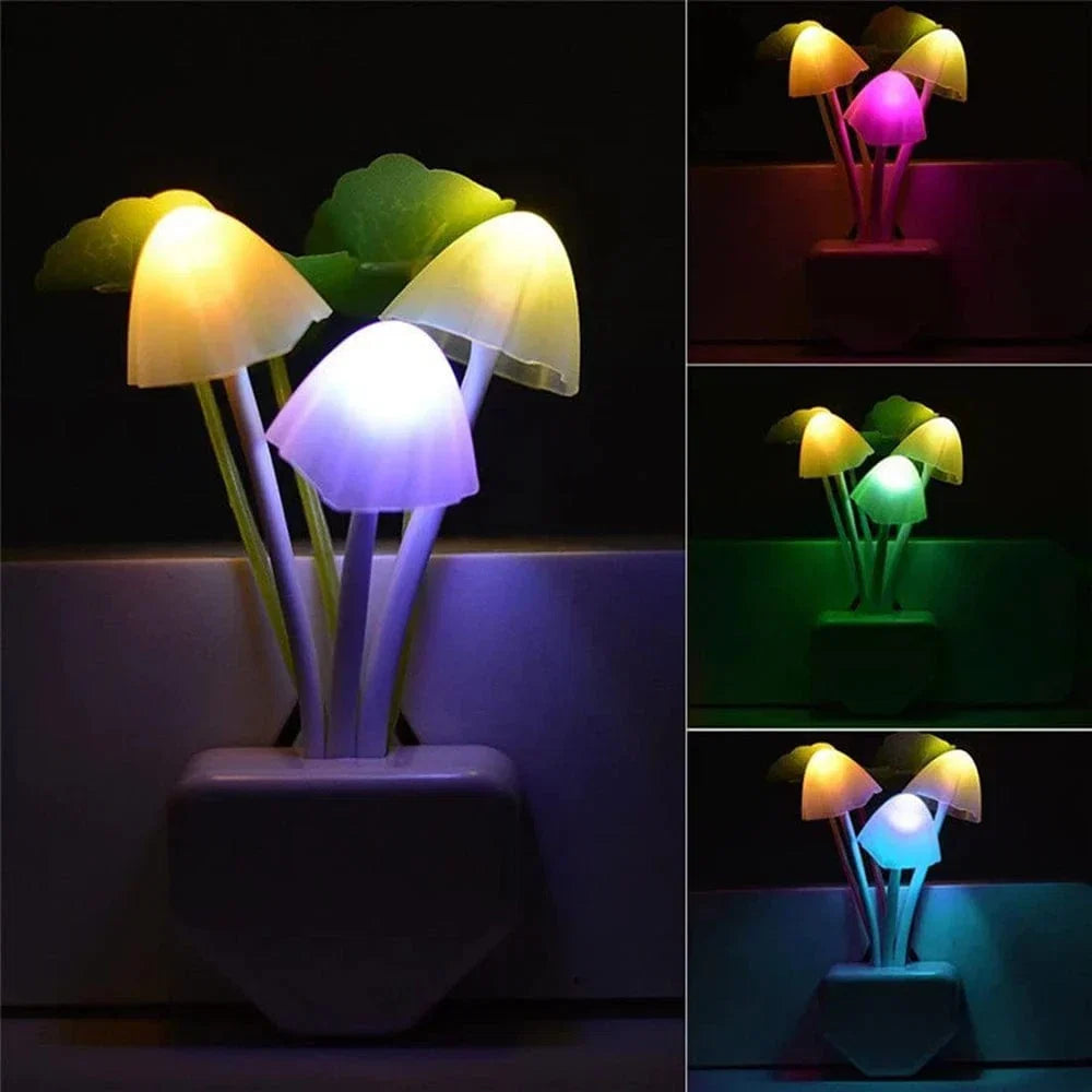 Whimsical Mushroom-Shaped Night Light