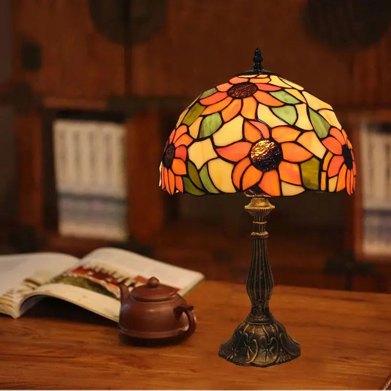 LuxLight Tiffany-Style Desk Lamp