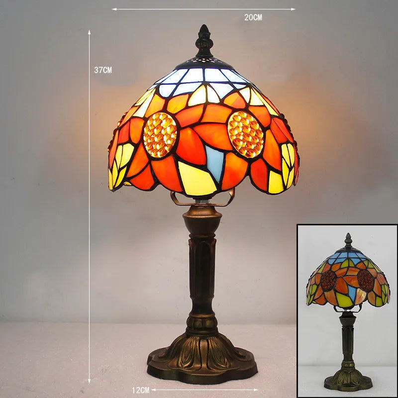 LuxLight Tiffany-Style Desk Lamp