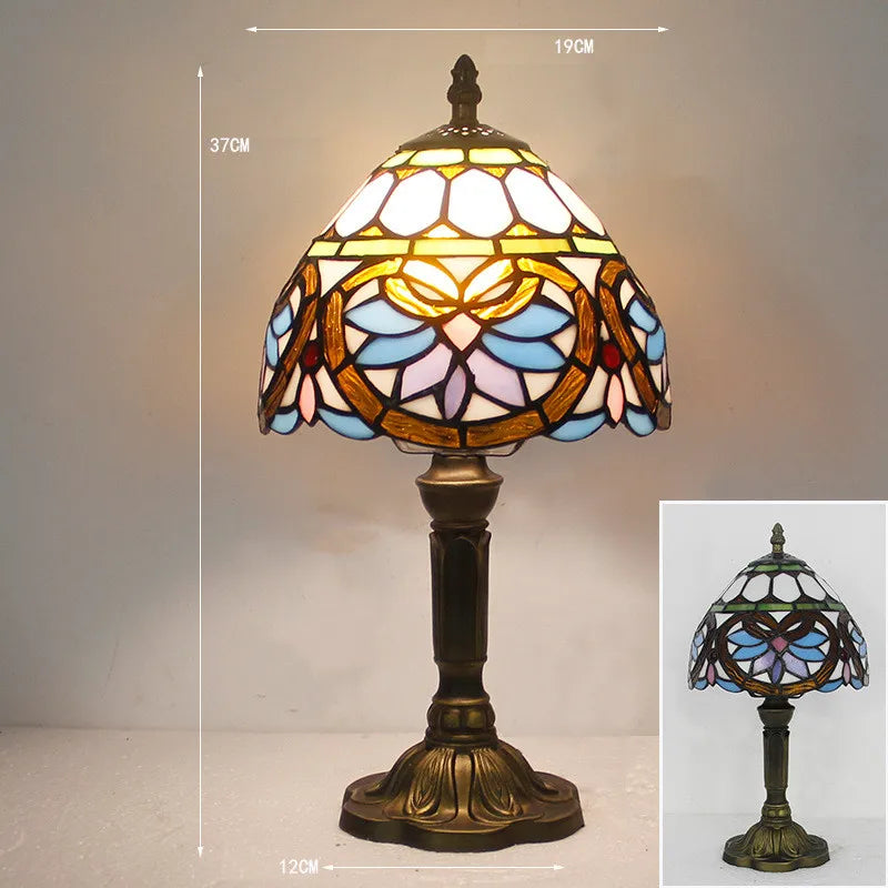 LuxLight Tiffany-Style Desk Lamp