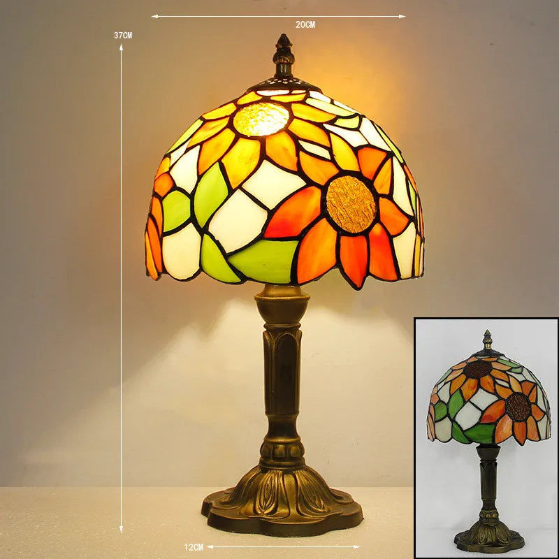 LuxLight Tiffany-Style Desk Lamp